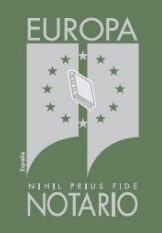 Logo notario Europa, Notaría en el centro de Bilbao, José María de la Peña Cadenato